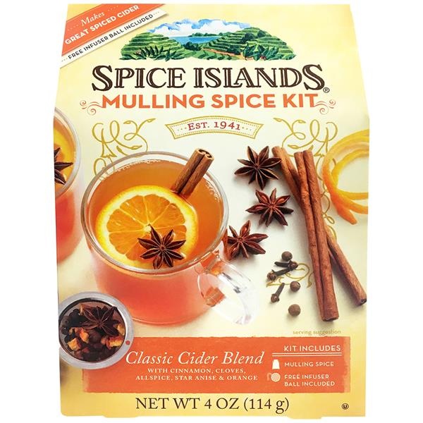 slide 1 of 1, Spice Islands Mulling Spice Kit Classic Cider Blend, 4 oz