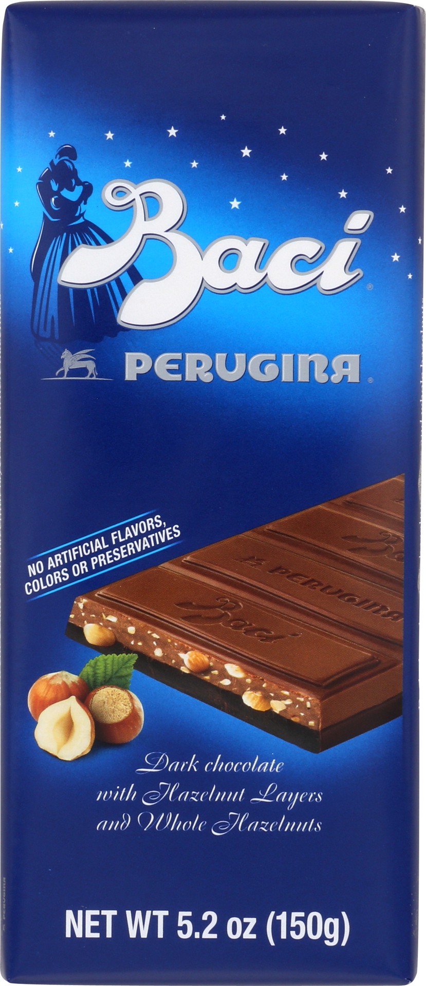 slide 1 of 5, Baci Perugina Double Layer Original Dark Chocolate Baci Bar with Hazelnuts, 5.29 oz