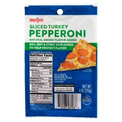Meijer Sliced Turkey Pepperoni