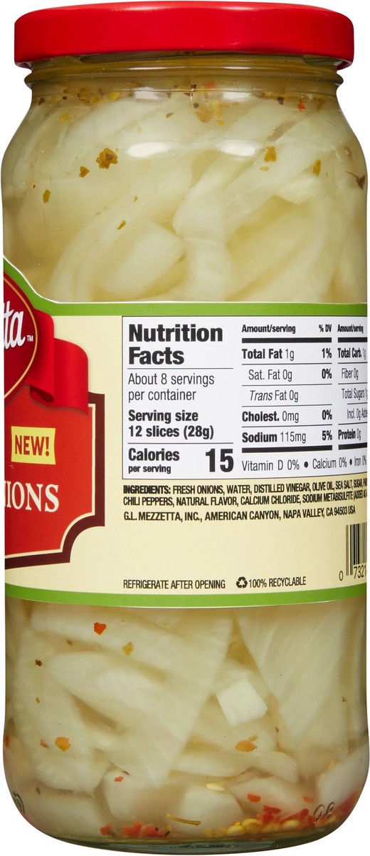 slide 4 of 11, Mezzetta Spicy Pickled Onions, 16 fl oz, 16 fl oz