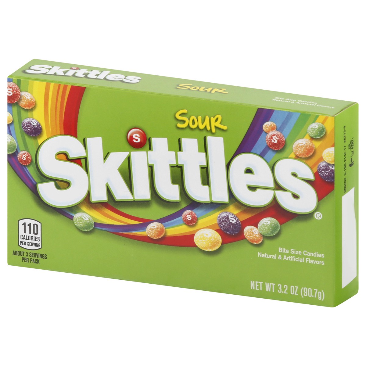 slide 2 of 9, Skittles Sour Fruity Candy Theater Box, 3.2 oz., 3.2 oz