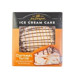 Jon Donaire 8" CARAMEL TURTLE ICE CREAM CAKE