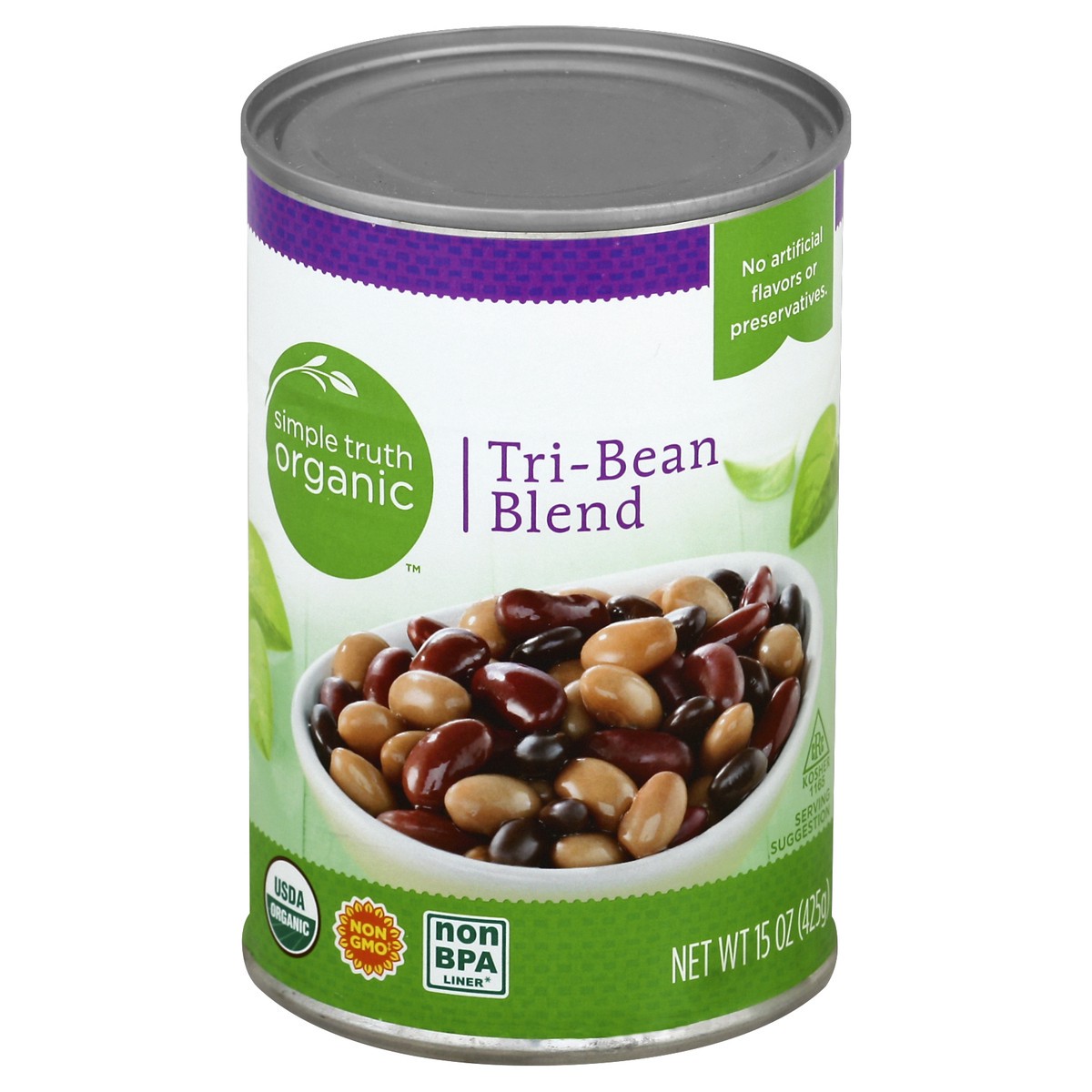 slide 3 of 3, Simple Truth Organic Tri-Bean Blend 15 oz, 15 oz