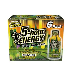 5-hour ENERGY, Extra Strength, Ultimate Citrus, 6 Pack, 1.93 oz.