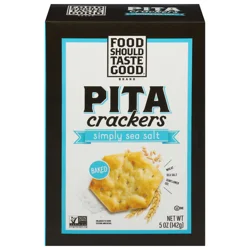 Food Should Taste Good Pita Sea Salt Crackers