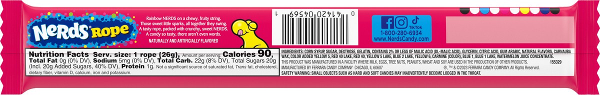 slide 5 of 13, Nerds Rainbow Candy 04569 155329 0.92 oz, 0.92 oz