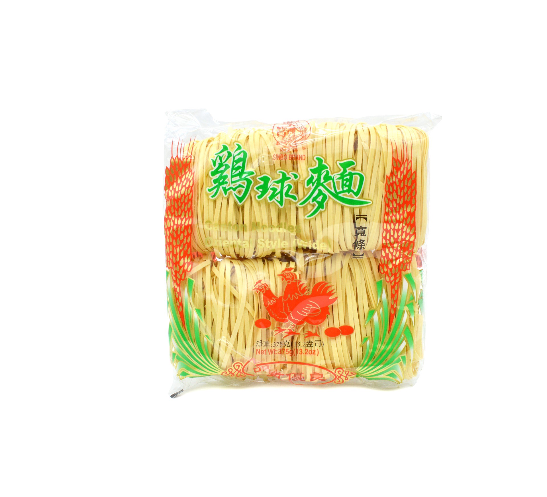 slide 1 of 1, Sinbo Dried Chicken Noodle Thick, 375 gram