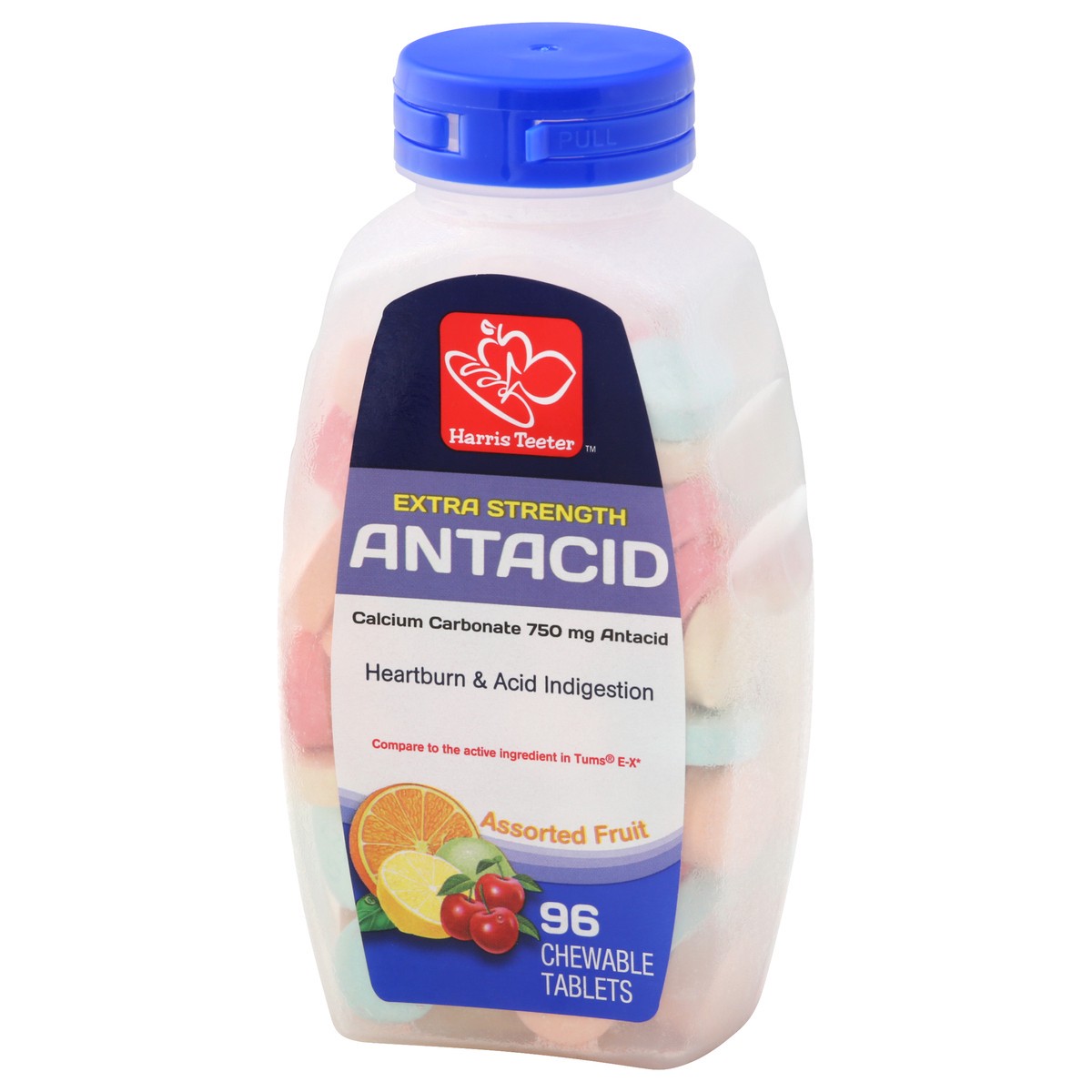 slide 10 of 12, Harris Teeter Antacid E/S Asst Fruit, 96 ct