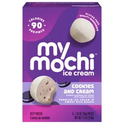 My Mochi Ice Cream Cookies and Cream, 6-Pack