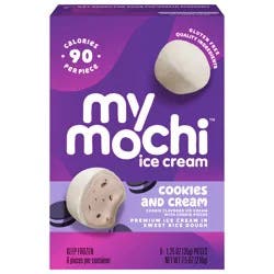 My Mochi Ice Cream Cookies and Cream, 6-Pack