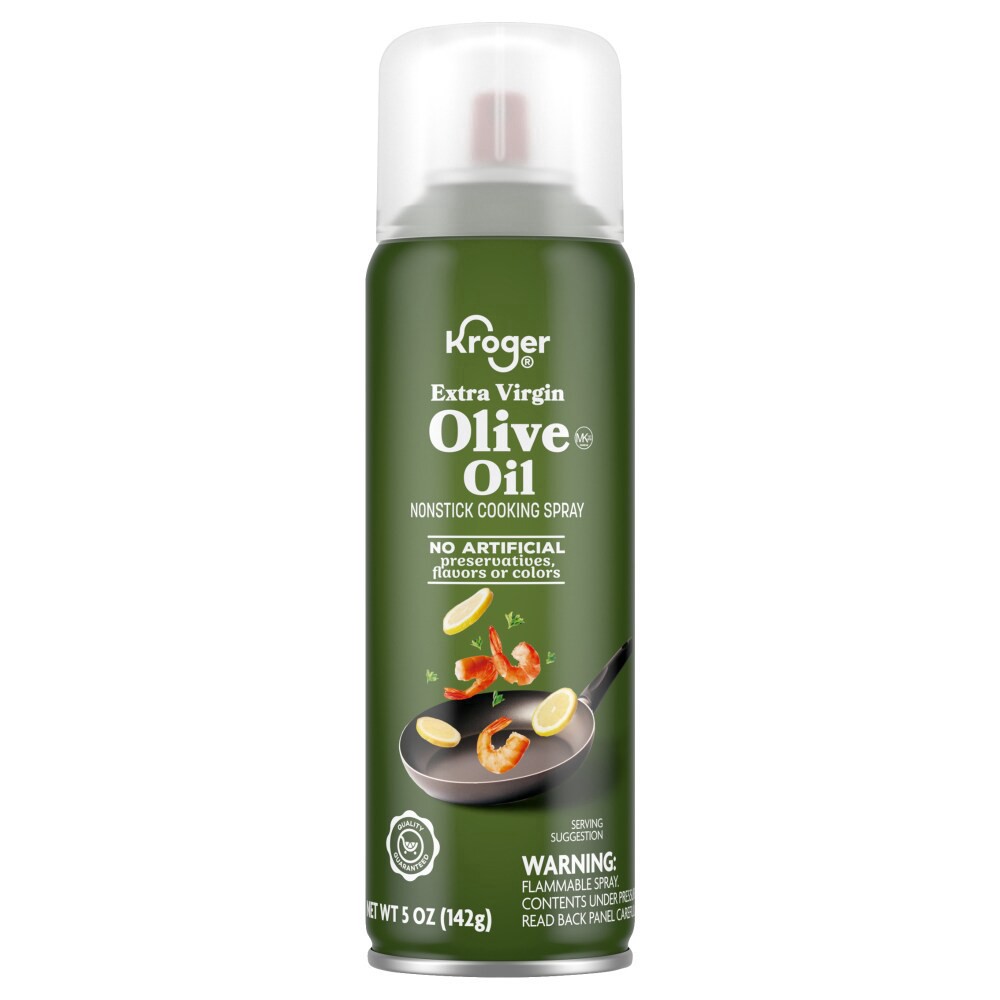 slide 1 of 4, Kroger® Kroger Nonstick Extra Virgin Olive Oil Cooking Spray, 5 oz