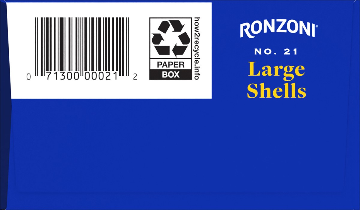 slide 4 of 9, Ronzoni Large Shells, 1 lb