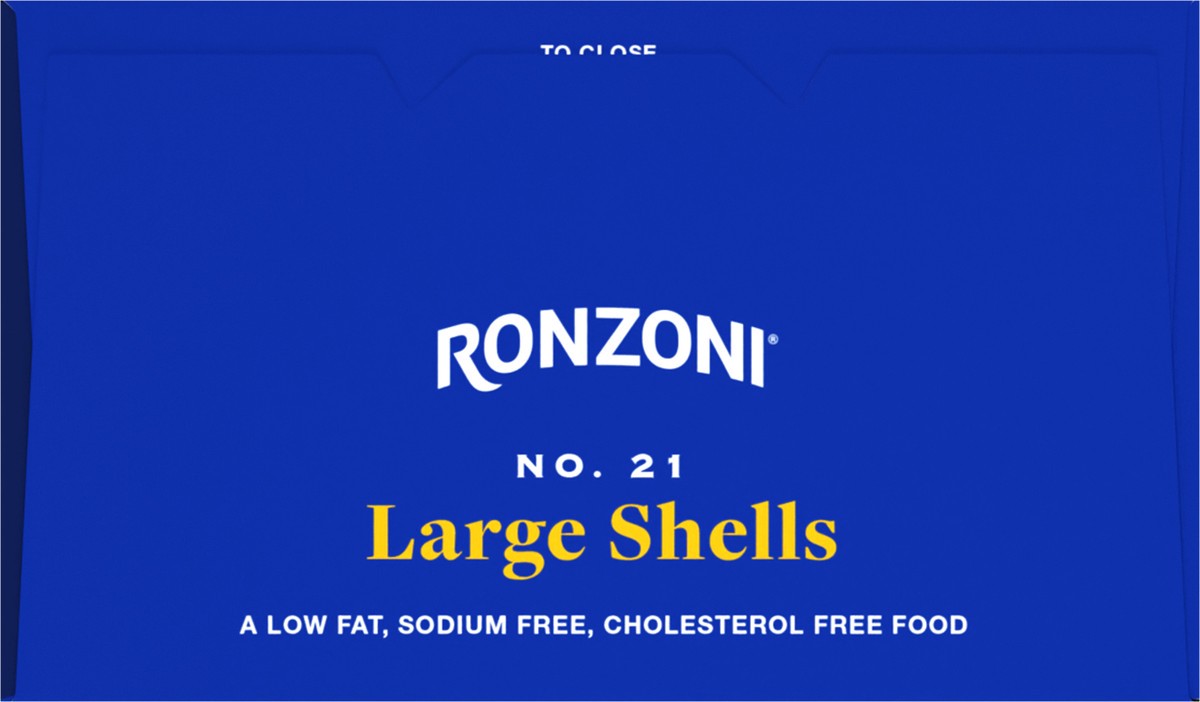 slide 9 of 9, Ronzoni Large Shells, 1 lb