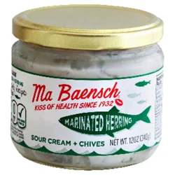 Ma Baensch Marinated Herring in Sour Cream & Chives
