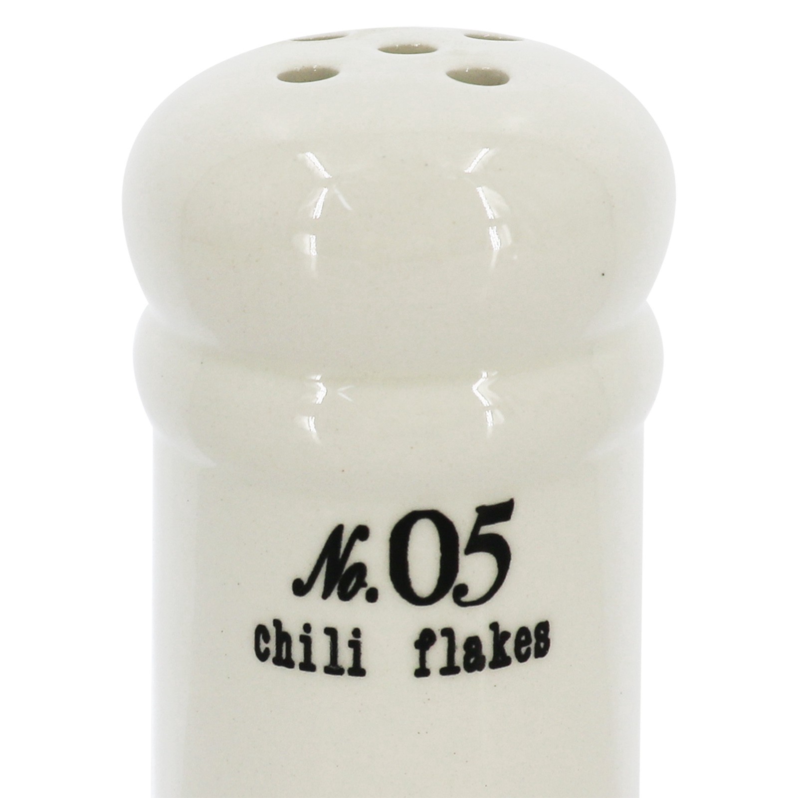 slide 4 of 4, 5" No. 05 Ceramic Chili Shaker By Ashland, 5 in