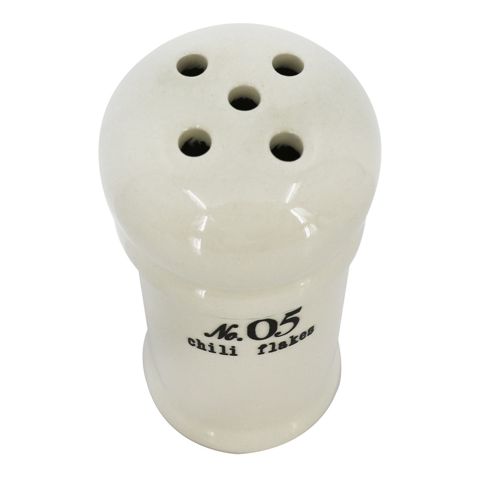 slide 2 of 4, 5" No. 05 Ceramic Chili Shaker By Ashland, 5 in