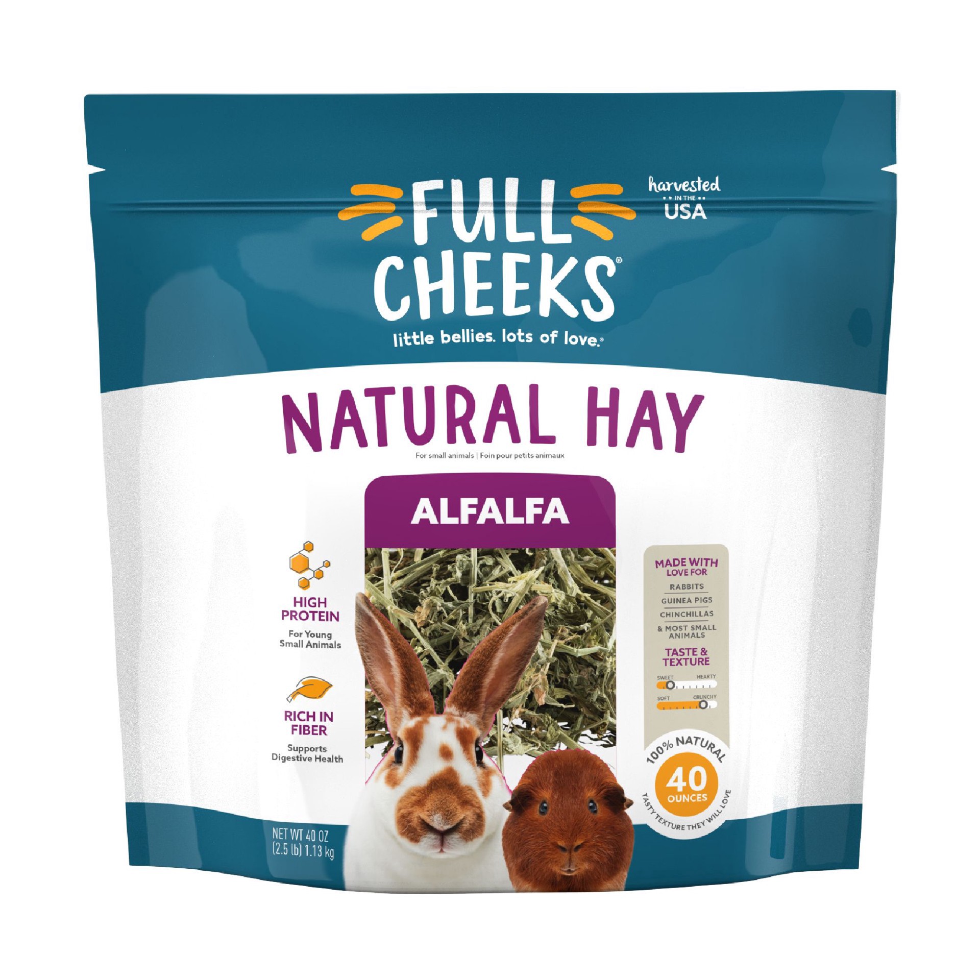 slide 1 of 1, Full Cheeks™ Natural Alfalfa Hay, 40 oz