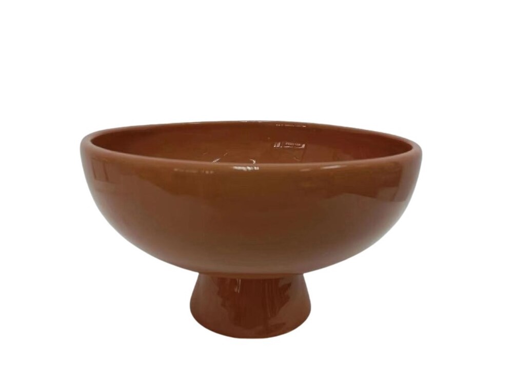 slide 1 of 1, SDS for HD Designs White Stomeware Bowl - Brown, 5.5 in