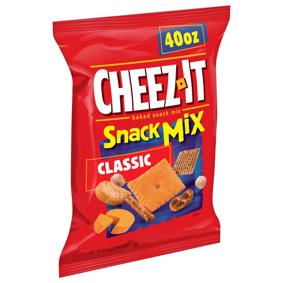 slide 4 of 8, Cheez-It Classic Snack Mix, 40 oz