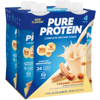 slide 4 of 29, Pure Protein Shakes Churro 4Pk, 44 fl oz