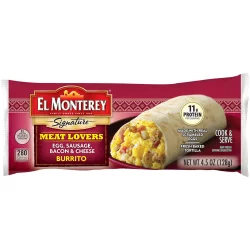 El Monterey Signature Meat Lovers Burrito