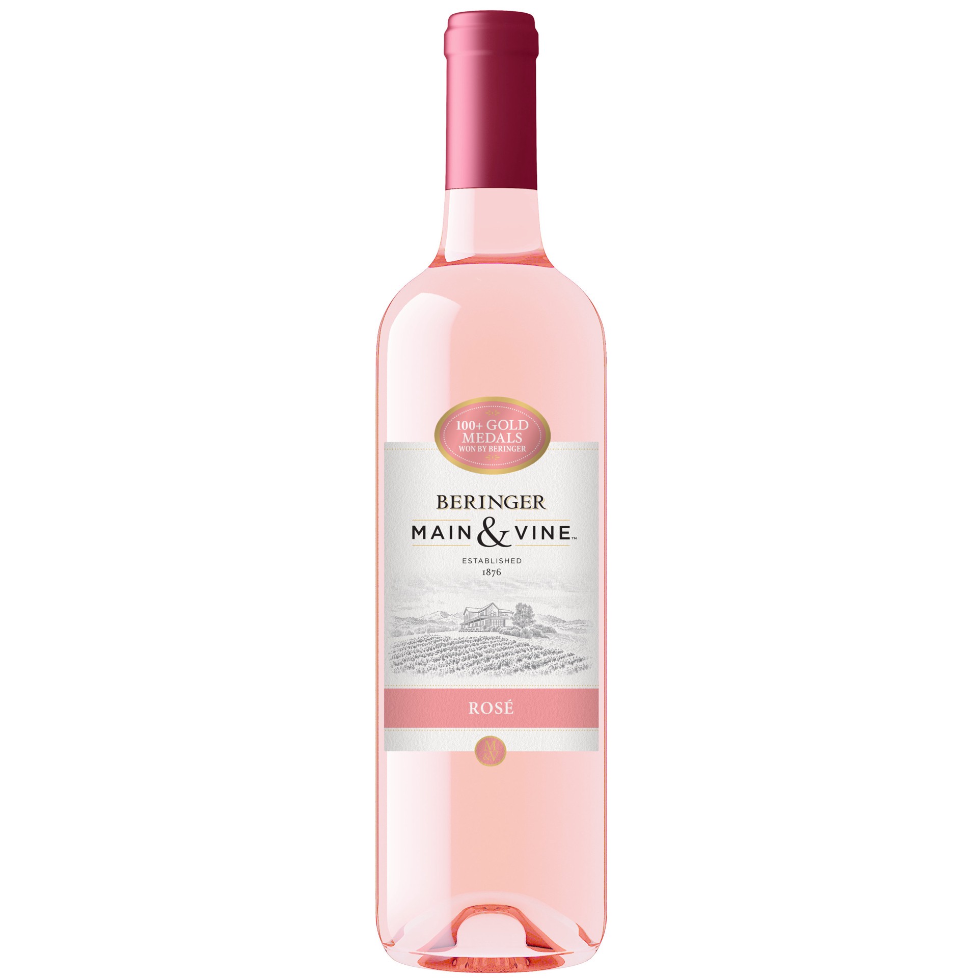 slide 1 of 2, Beringer Main & Vine™ Rosé Wine - 750ml, California, 750 ml