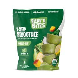 Blender Bites Organic Green D-Tox 1-Step Smoothie 12.7 oz