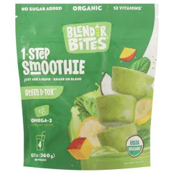 Blender Bites Organic Green D-Tox 1-Step Smoothie 12.7 oz