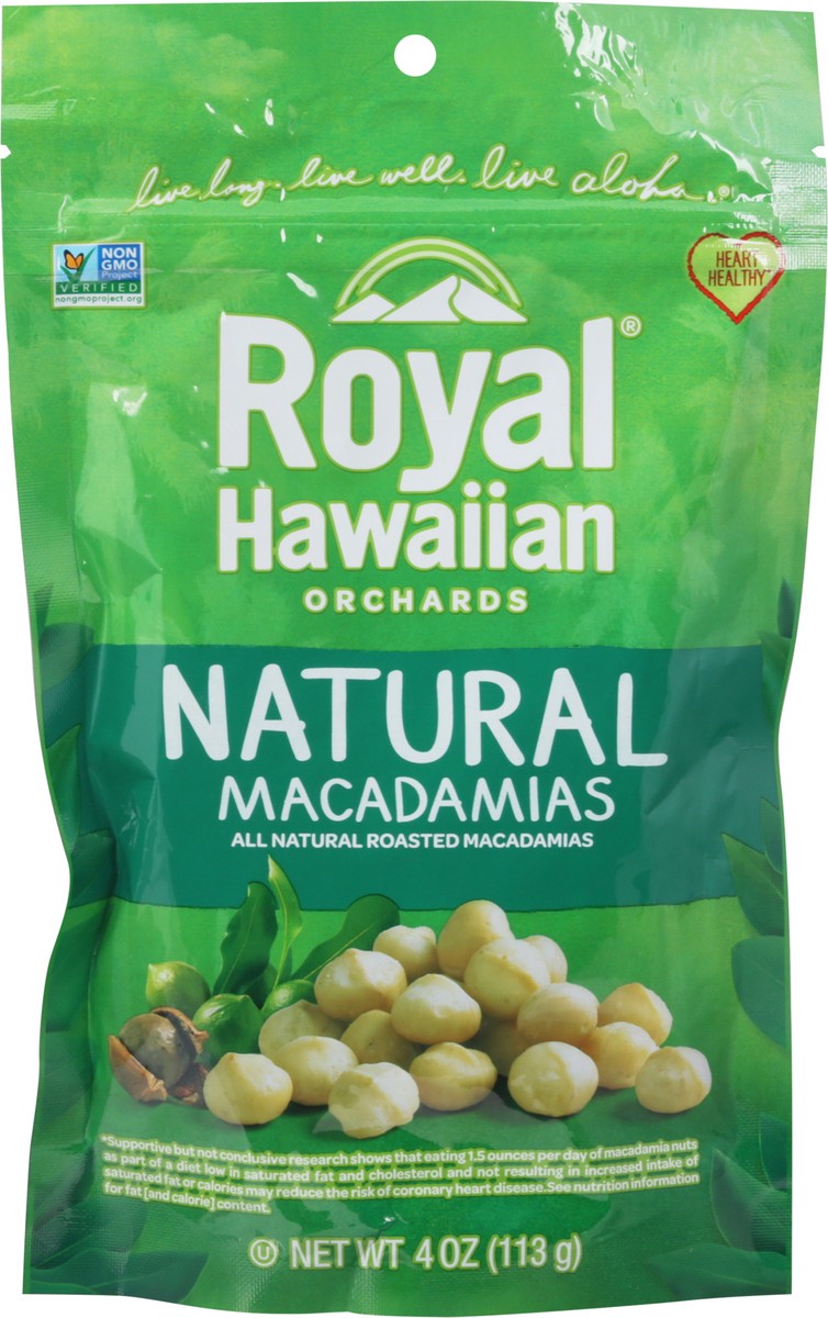 slide 8 of 9, Royal Hawaiian Orchards Natural Macadamias 4 oz, 4 oz