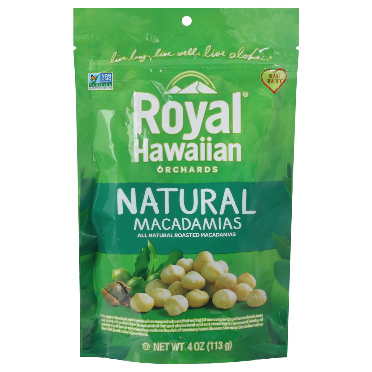 slide 1 of 9, Royal Hawaiian Orchards Natural Macadamias 4 oz, 4 oz