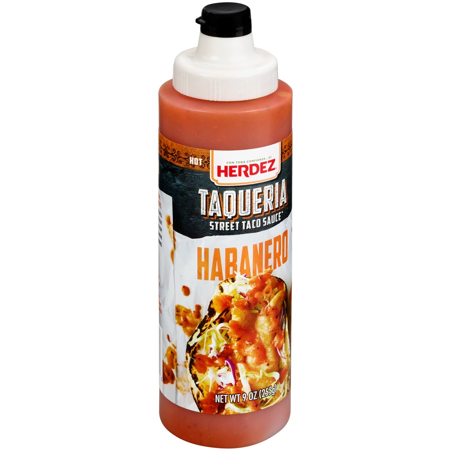 slide 2 of 6, Herdez Hot Habanero Taqueria Street Taco Sauce, 9 oz