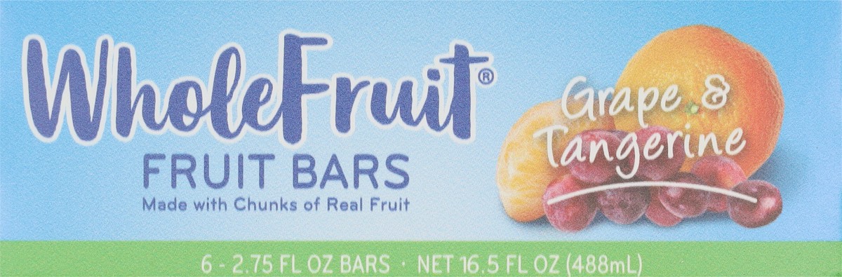 slide 7 of 13, Whole Fruit Grape & Tangerine Fruit Bars 6 - 2.75 fl oz Bars, 6 ct