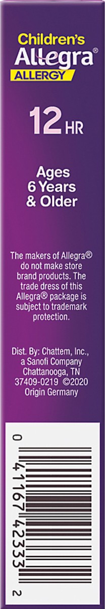 slide 5 of 12, Allegra Children's Allergy Relief, Indoor/Outdoor, Orange Cream Flavor, Tablets, 12 ct