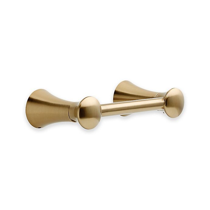 slide 1 of 1, Delta Lahara Pivoting Wall Mount Toilet Paper Holder - Champagne Bronze, 1 ct