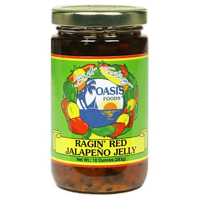 slide 1 of 1, Oasis Foods Ragin Red Jalapeno Jelly, 10 oz