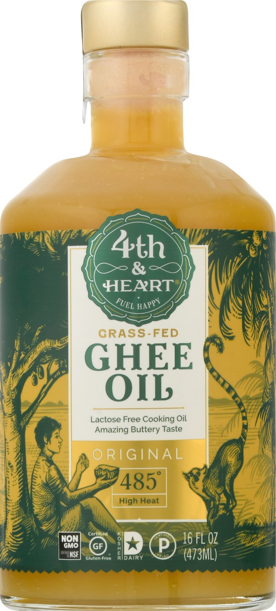 slide 8 of 12, 4th & Heart Original Ghee Oil 16 oz, 16 fl oz