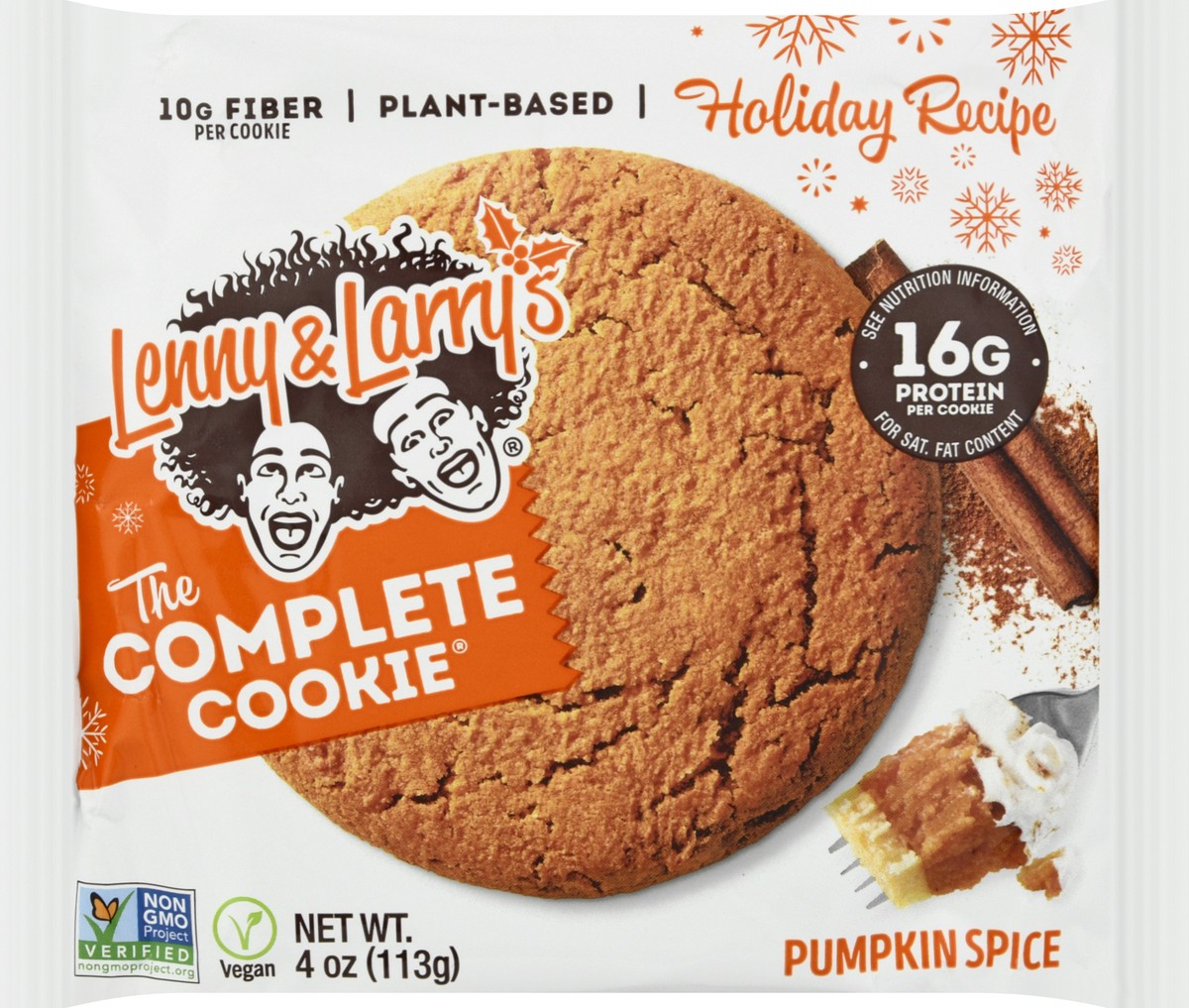 slide 7 of 13, Lenny & Larry's The Complete Cookie Holiday Recipe Pumpkin Spice Cookie 4 oz, 4 oz