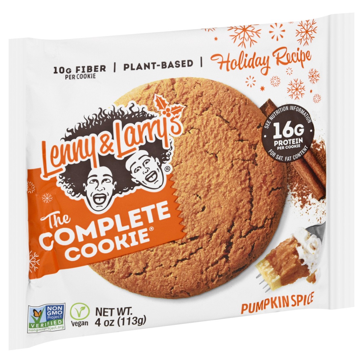 slide 11 of 13, Lenny & Larry's The Complete Cookie Holiday Recipe Pumpkin Spice Cookie 4 oz, 4 oz