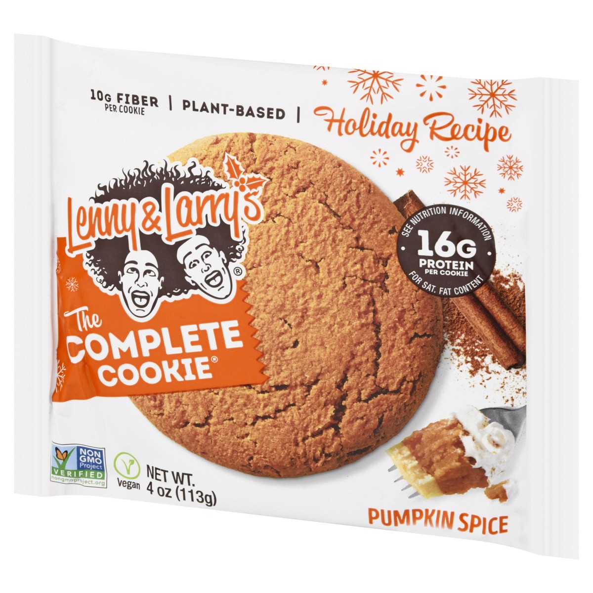 slide 5 of 13, Lenny & Larry's The Complete Cookie Holiday Recipe Pumpkin Spice Cookie 4 oz, 4 oz