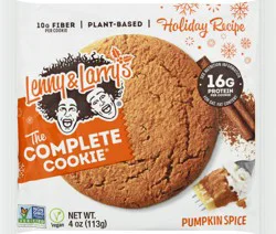 Lenny & Larry's The Complete Cookie Holiday Recipe Pumpkin Spice Cookie 4 oz