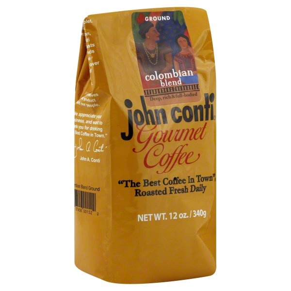 slide 1 of 1, John Conti Colombian Blend - 12 oz, 12 oz