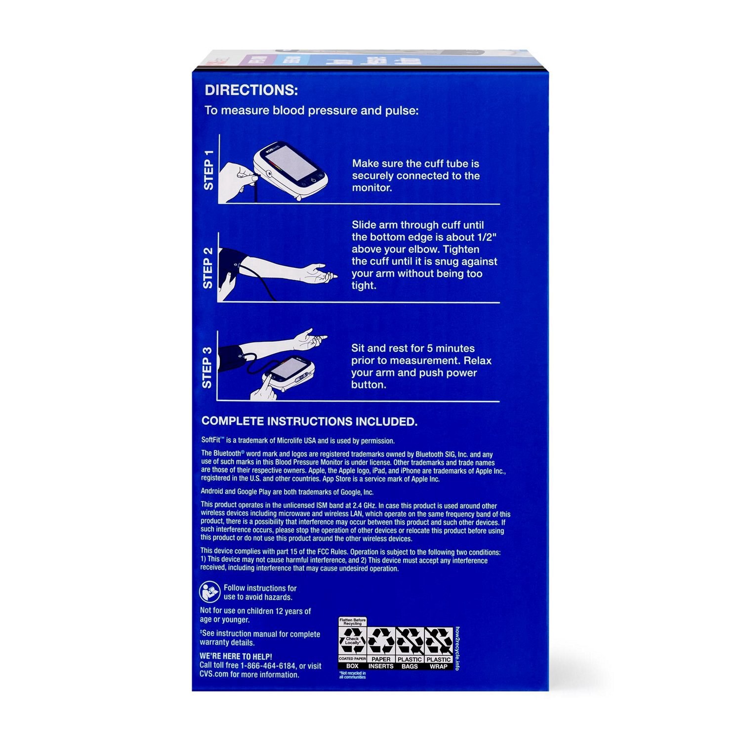 slide 2 of 6, Cvs Series 600 Upper Arm Blood Pressure Monitor, 1 ct
