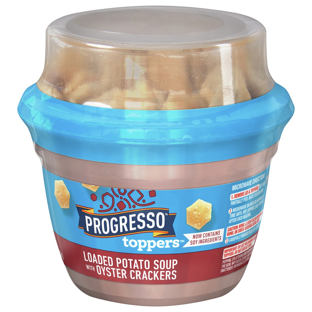 slide 3 of 9, Progresso Loaded Potato Soup with Oyster Crackers, 12.2 oz, 12.2 oz