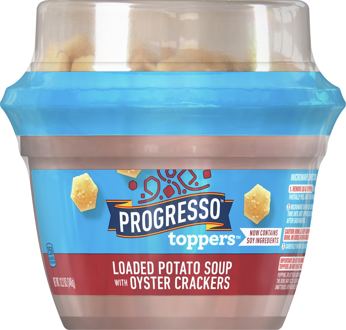 slide 5 of 9, Progresso Loaded Potato Soup with Oyster Crackers, 12.2 oz, 12.2 oz