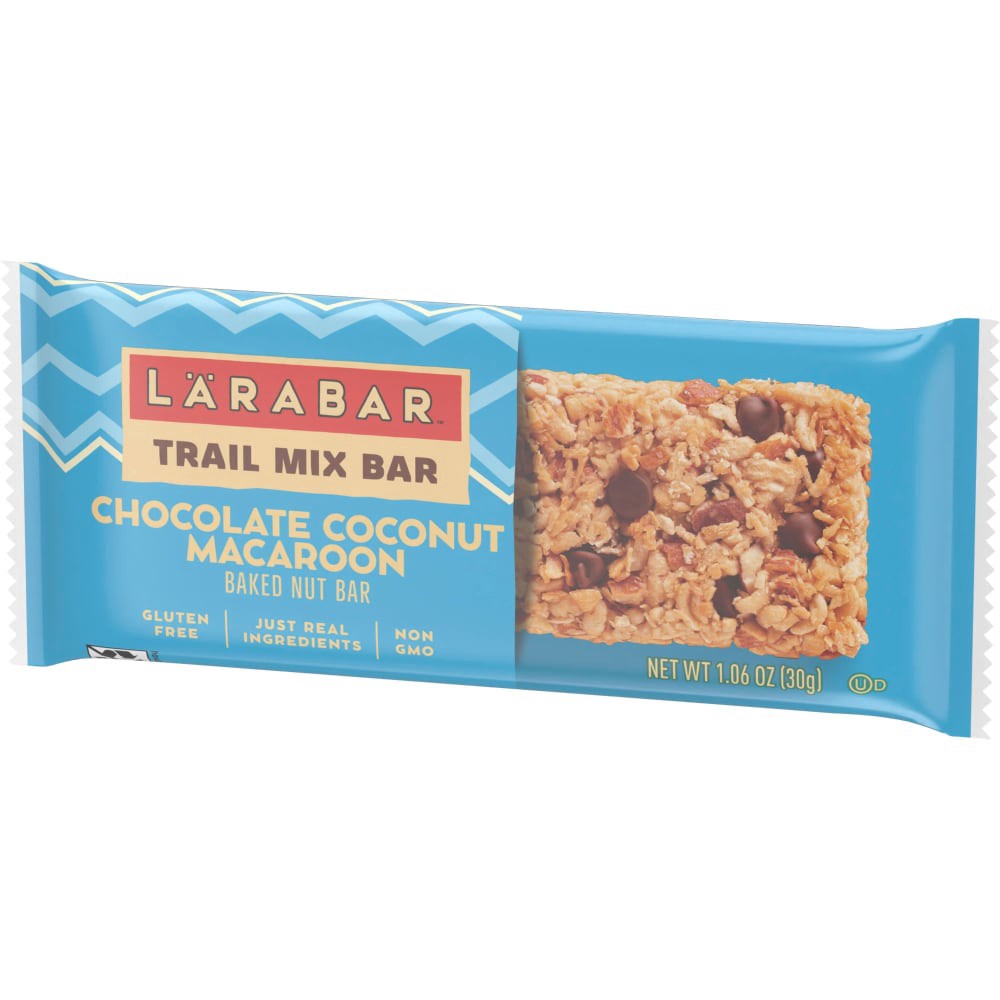 slide 2 of 3, LÄRABAR Trail Mix Chocolate Coconut Macaroon Baked Nut Bar, 1.06 oz, 1.06 oz