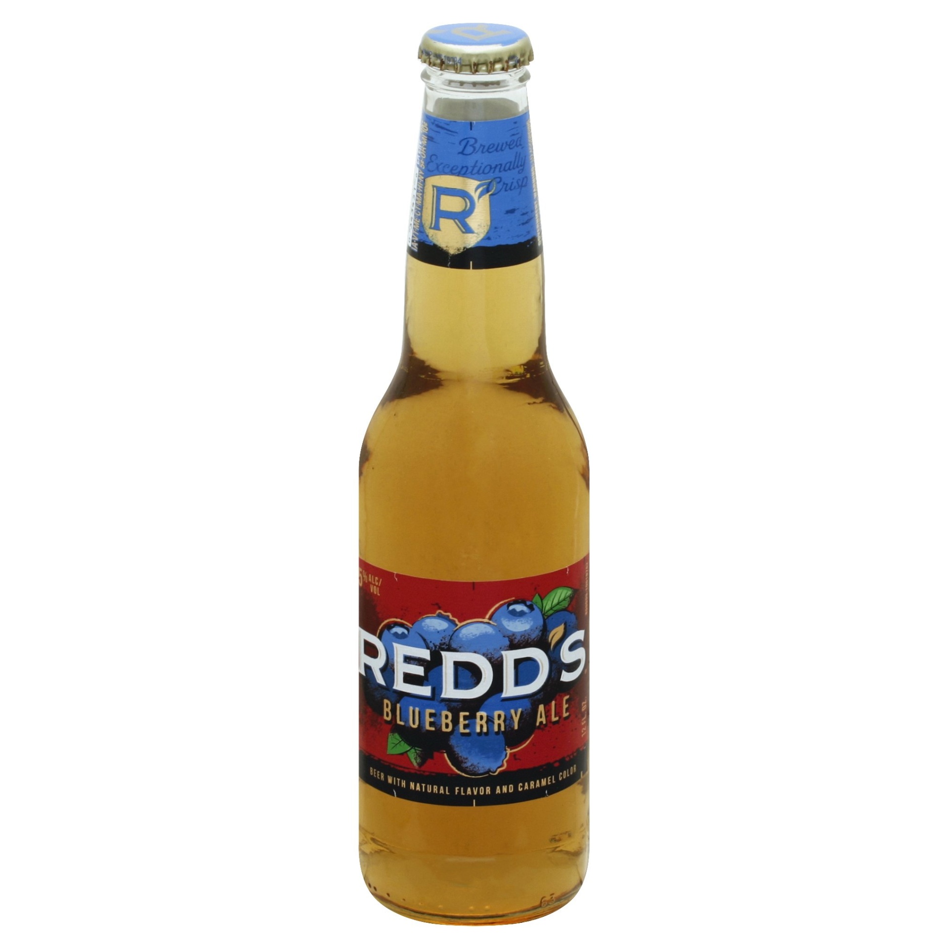 slide 1 of 1, REDD'S Blueberry Ale Bottle, 24 ct; 12 fl oz