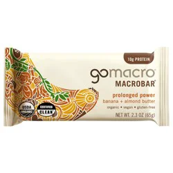 Gomacro Protein Bar Banana Almond Butter