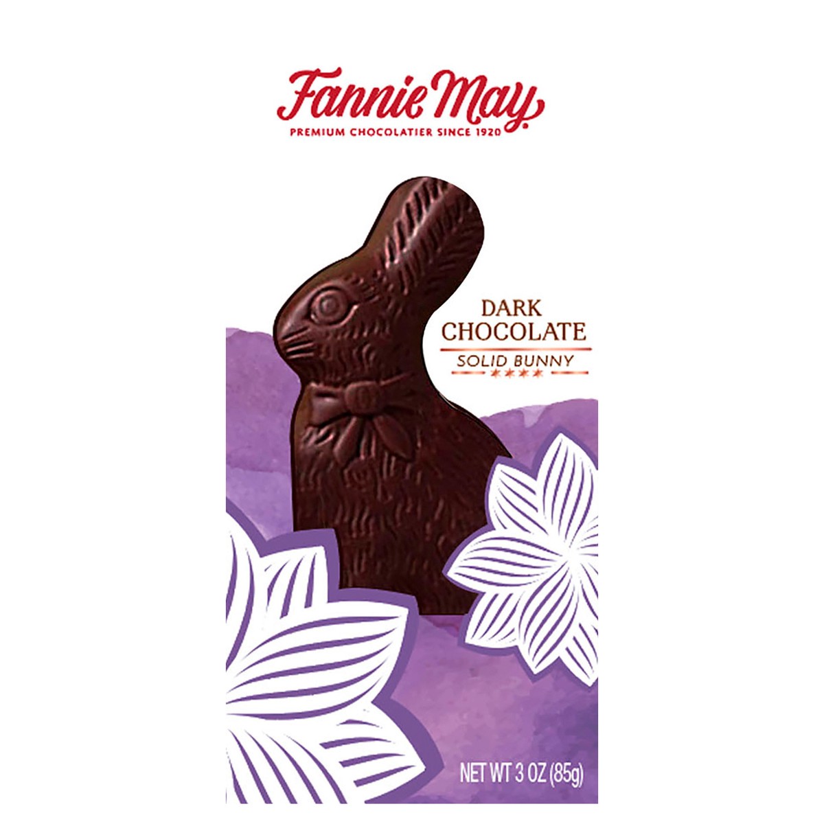 slide 8 of 9, Fannie May Solid Bunny Dark Chocolate - 3 oz, 3 oz