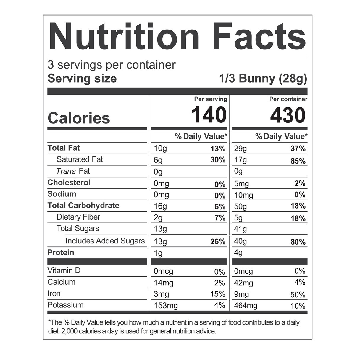 slide 3 of 9, Fannie May Solid Bunny Dark Chocolate - 3 oz, 3 oz