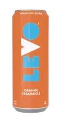 Levo Prebiotic Orange Creamsicle Soda Can